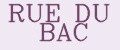 Rue du Bac
